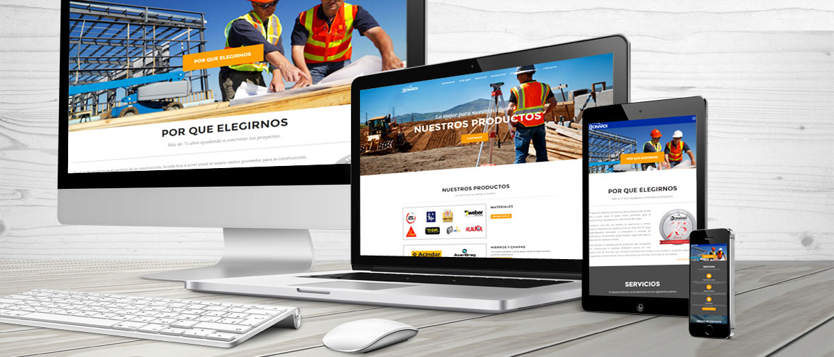 Página Web para la empresa Bonardi